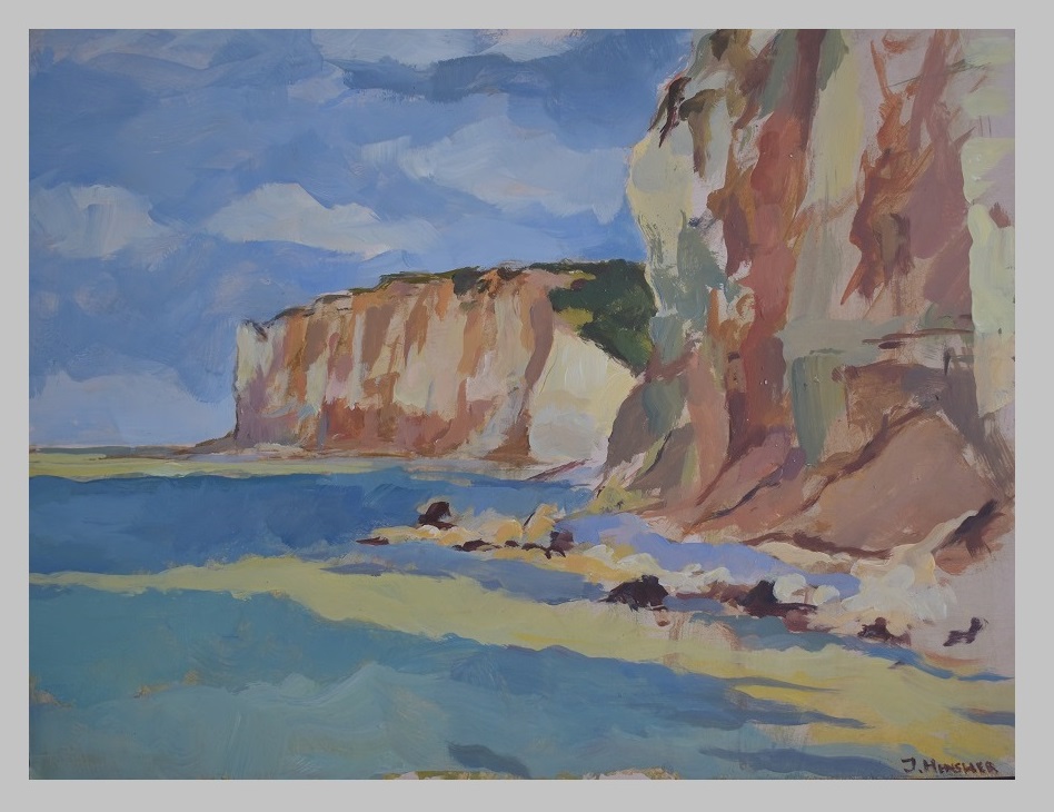 View of cliffs