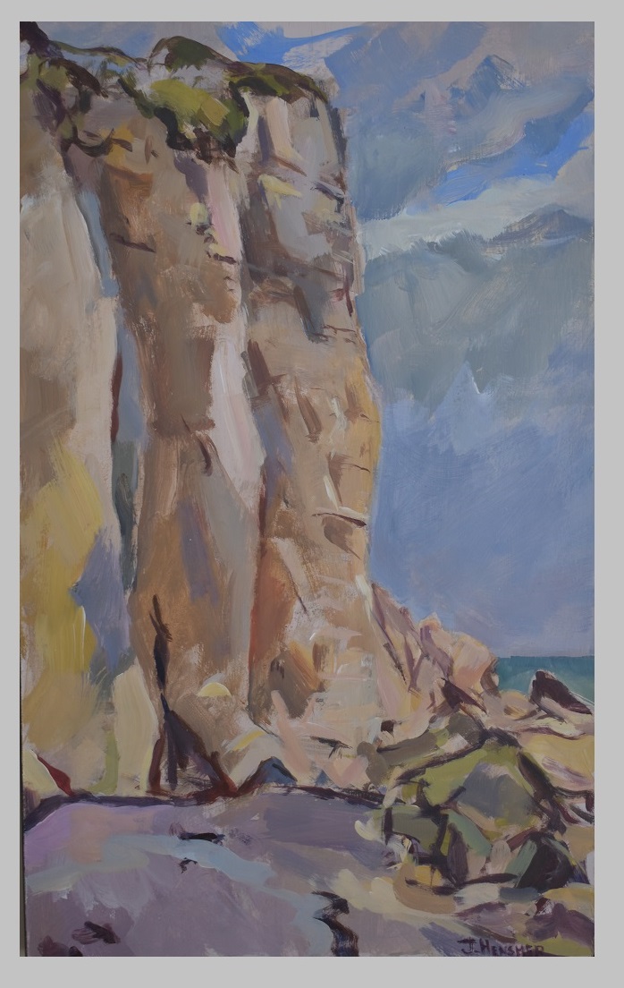 View of cliff